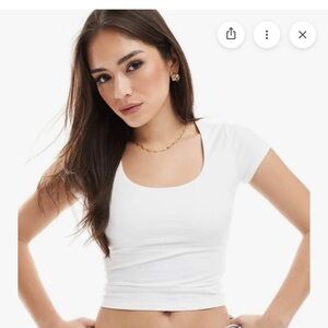 Hollister scoop neck tee